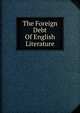 The Foreign Debt Of English Literature, 