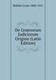 De Graecorum Judiciorum Origine (Latin Edition), Brehier Louis 1868-1951 