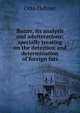 Butter, its analysis and adulterations; specially treating on the detection and determination of foreign fats, Otto Hehner 