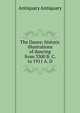 The Dance; historic illustrations of dancing from 3300 B. C. to 1911 A. D., Antiquary Antiquary 