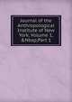 Journal of the Anthropological Institute of New York, Volume 1,&Nbsp;Part 1, 