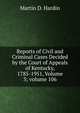 Reports of Civil and Criminal Cases Decided by the Court of Appeals of Kentucky, 1785-1951, Volume 3; volume 106, Martin D. Hardin 