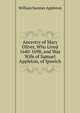 Ancestry of Mary Oliver, Who Lived 1640-1698, and Was Wife of Samuel Appleton, of Ipswich, William Sumner Appleton 