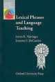Oxford Applied Linguistics Lexi Cambridge Applied Linguistics Phrases And Language Teaching, James R. Nattinger, Jeanette S. DeCarrico 