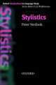 Oxford Intonation Ductions To Language Study Stylistics, Peter Verdonk 