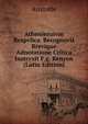 Atheniensivm Respvlica. Recognovit Brevique Adnotatione Critica Instrvxit F.g. Kenyon (Latin Edition), Аристотель 