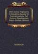 Dell' Anima Vegetativa E Sensitiva: Saggio Di Interpretazione Del Dottore Giambattista Barco (Italian Edition), Аристотель 