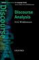 Oxford Intonation Ductions To Language Study Discourse Analysis, Henry Widdowson 
