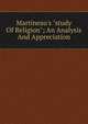 Martineau's "study Of Religion"; An Analysis And Appreciation, 