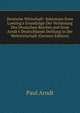 Deutsche Wirtschaft: Selections from Loening's Grundz?ge Der Verfassung Des Deutschen Reiches and from Arndt's Deutschlands Stellung in Der Weltwirtschaft (German Edition), Paul Arndt 