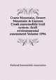 Crane Mountain, Desert Mountain & Canyon Creek snowmobile trail system: draft environmental assessment Volume 1996, Flathead Snowmobile Association 