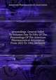 proceedings. General Index To Volumes One To Fifty Of The Proceedings Of The American Pharmaceutical Association From 1852 To 1902, Inclusive, American Pharmaceutical Association 