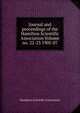 Journal and proceedings of the Hamilton Scientific Association Volume no. 22-23 1905-07, Hamilton Scientific Association 