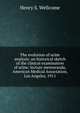 The evolution of urine analysis: an historical sketch of the clinical examination of urine: lecture memoranda, American Medical Association, Los Angeles, 1911, Henry S. Wellcome 