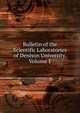 Bulletin of the Scientific Laboratories of Denison University, Volume 1, 