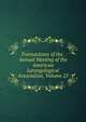 Transactions of the . Annual Meeting of the American Laryngological Association, Volume 25, 
