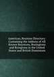 American, Boynton Directory: Containing the Address of All Known Boyntons, Boyingtons and Byingtons in the United States and British Dominions, 