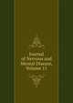 Journal of Nervous and Mental Disease, Volume 11, 