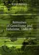 Remaines of Gentilisme and Judaisme, 1686-87, John Aubrey 