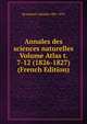 Annales des sciences naturelles Volume Atlas t. 7-12 (1826-1827) (French Edition), Brongniart Adolphe 1801-1876 