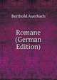 Romane (German Edition), Berthold Auerbach 