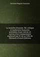 La moselle d'Ausone. ?d. critique et traduction fran?aise, pr?c?d?es d'une introd. et suivies d'un Commentaire explicatif par H. de La Ville de Mirmont (French Edition), Decimus Magnus Ausonius 