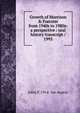 Growth of Morrison & Foerster from 1940s to 1980s: a perspective : oral history transcript / 1993, John P. 1914- ive Austin 