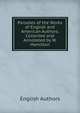 Parodies of the Works of English and American Authors, Collected and Annotated by W. Hamilton, English Authors 