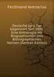 Deutsche Lyrik Der Gegenwart Seit 1850: Eine Anthologie Mit Biographischen Und Bibliographischen Notizen (German Edition), Ferdinand Avenarius 