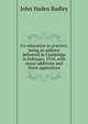 Co-education in practice; being an address delivered in Cambridge in February, 1914, with many additions and three appendices, John Haden Badley 