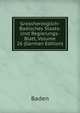 Grossherzoglich-Badisches Staats- Und Regierungs-Blatt, Volume 26 (German Edition), Baden 