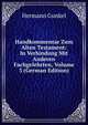 Handkommentar Zum Alten Testament: In Verbindung Mit Anderen Fachgelehrten, Volume 3 (German Edition), Hermann Gunkel 