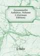 Gesammelte Aufsatze, Volume 2 (German Edition), D Bahr 