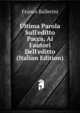 Ultima Parola Sull'editto Pacca, Ai Fautori Dell'editto (Italian Edition), Franco Ballerini 