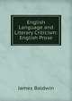 English Language and Literary Criticism: English Prose, James Baldwin 