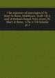 The registers of marriages of St. Mary le Bone, Middlesex, 1668-1812, and of Oxford chapel, Vere street, St. Mary le Bone, 1736-1754 Volume pt.1, 