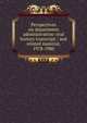 Perspectives on department administration: oral history transcript / and related material, 1978-1980, 