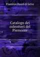Catalogo dei coleotteri del Piemonte, Flaminio Baudi di Selve 