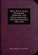 Index: Roy D. Graves Photograph Collection : oral history transcript / and related material, 1963-1964, Roy D. 1889-1971. ive Graves 