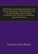 Hebraische Mythologie Des Alten Und Neuen Testaments, Mit Parallelen Aus Der Mythologie Anderer Volker, Vornemlich Der Griechen Und Romer (German Edition), Georg Lorenz Bauer 