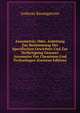 Araometrie; Oder, Anleitung Zur Bestimmung Des Specifischen Gewichtes Und Zur Verfertigung Genauer Araometer Fur Chemisten Und Technologen (German Edition), Andreas Baumgartner 