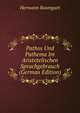Pathos Und Pathema Im Aristotelischen Sprachgebrauch (German Edition), Hermann Baumgart 