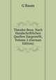 Theodor Beza: Nach Handschriftlichen Quellen Dargestellt, Volume 2 (German Edition), G Baum 