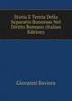 Storia E Teoria Della Separatio Bonorum Nel Diritto Romano (Italian Edition), Giovanni Baviera 