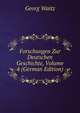 Forschungen Zur Deutschen Geschichte, Volume 4 (German Edition), Georg Waitz 