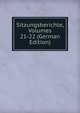 Sitzungsberichte, Volumes 21-22 (German Edition), 