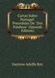 Cartas Sobre Portugal: Precedidas De "Dos Palabras" (Spanish Edition), Gustavo Adolfo Baz 