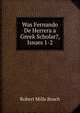 Was Fernando De Herrera a Greek Scholar?, Issues 1-2, Robert Mills Beach 