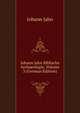 Johann Jahn Biblische Archaeologie, Volume 3 (German Edition), Johann Jahn 