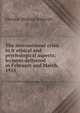 The international crisis in it ethical and psychological aspects; lectures delivered in February and March, 1915, Eleanor Mildred Sidgwick 
